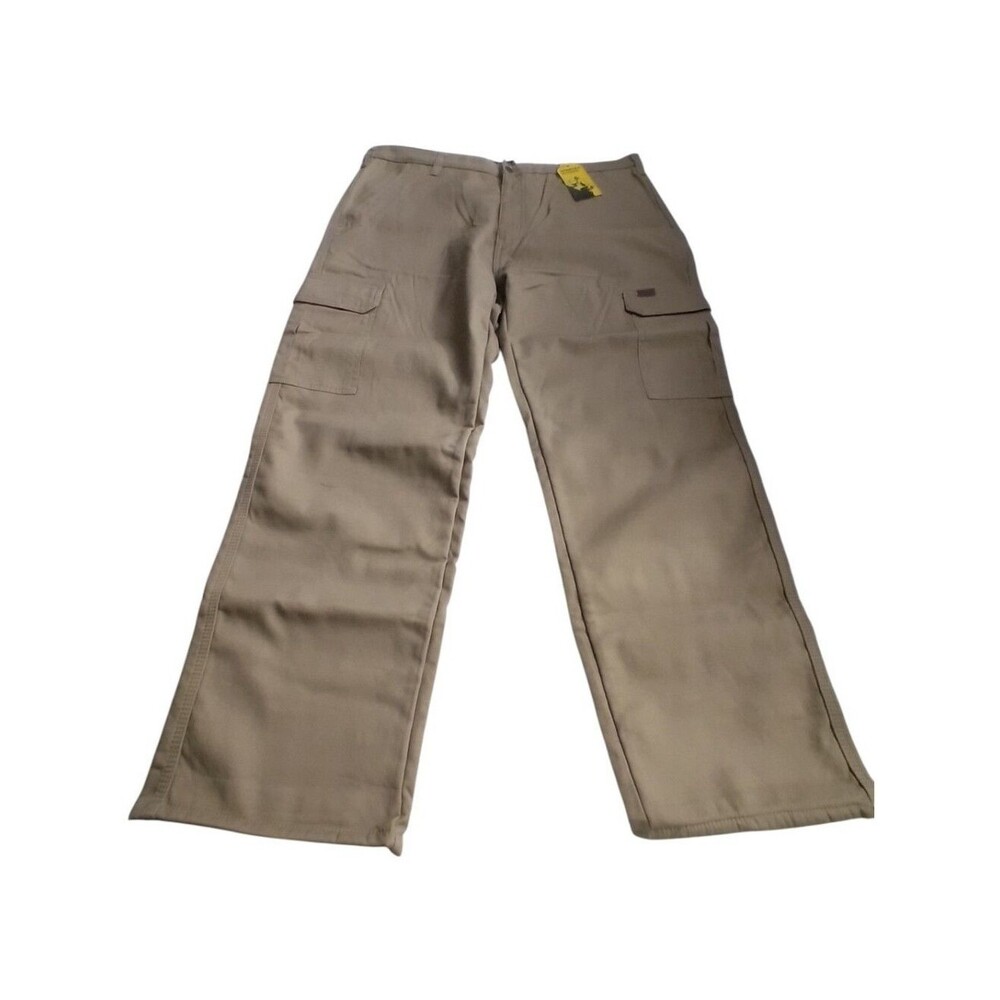 Stanley Men's Insulated Cargo Workwear Pants Beige New Size 38x30